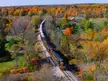 Train passing through Lafayette, Ohio. Photo credit Todd Novak.