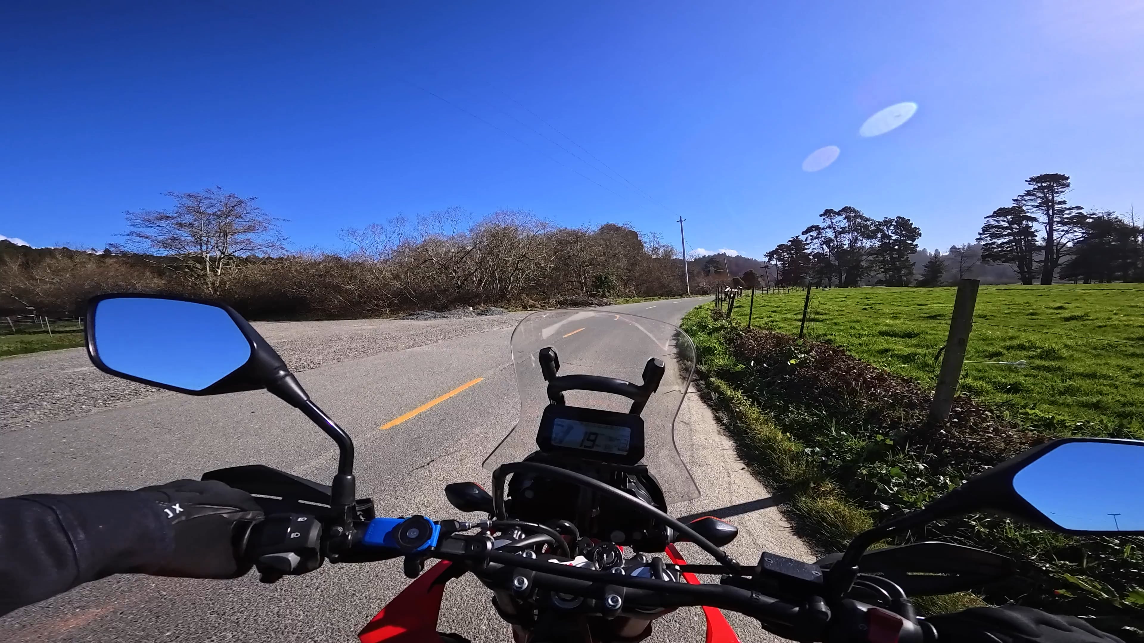 I guess I was going too fast 🤷 - fall on motorcycle