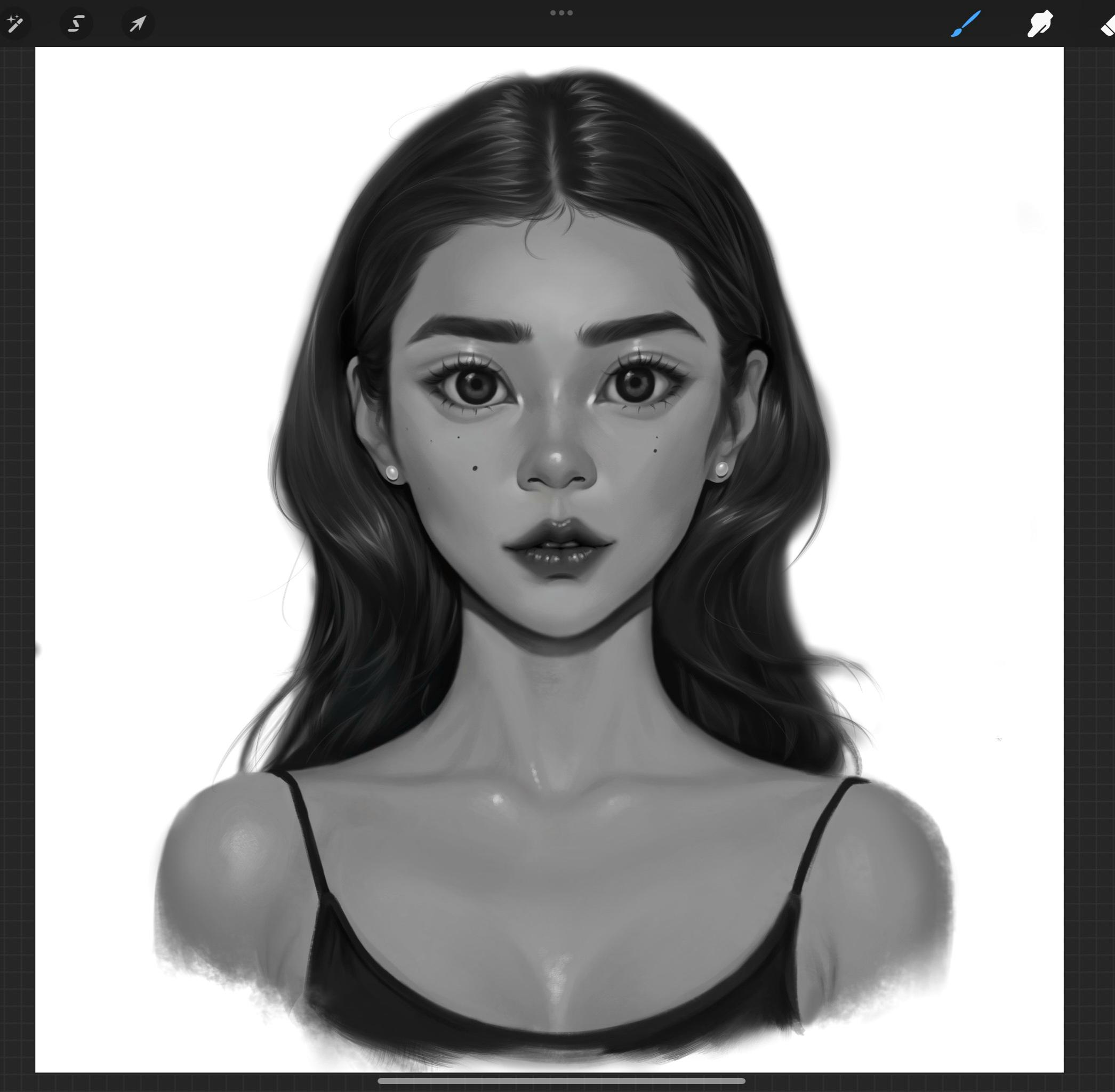 Just finished this portrait study^^. You can watch the process on my ...