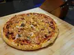 [Homemade] Mild Italian Sausage, Mushroom and Onion Pizza