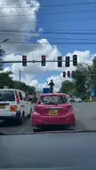 Typical red light in Nairobi, Kenya 