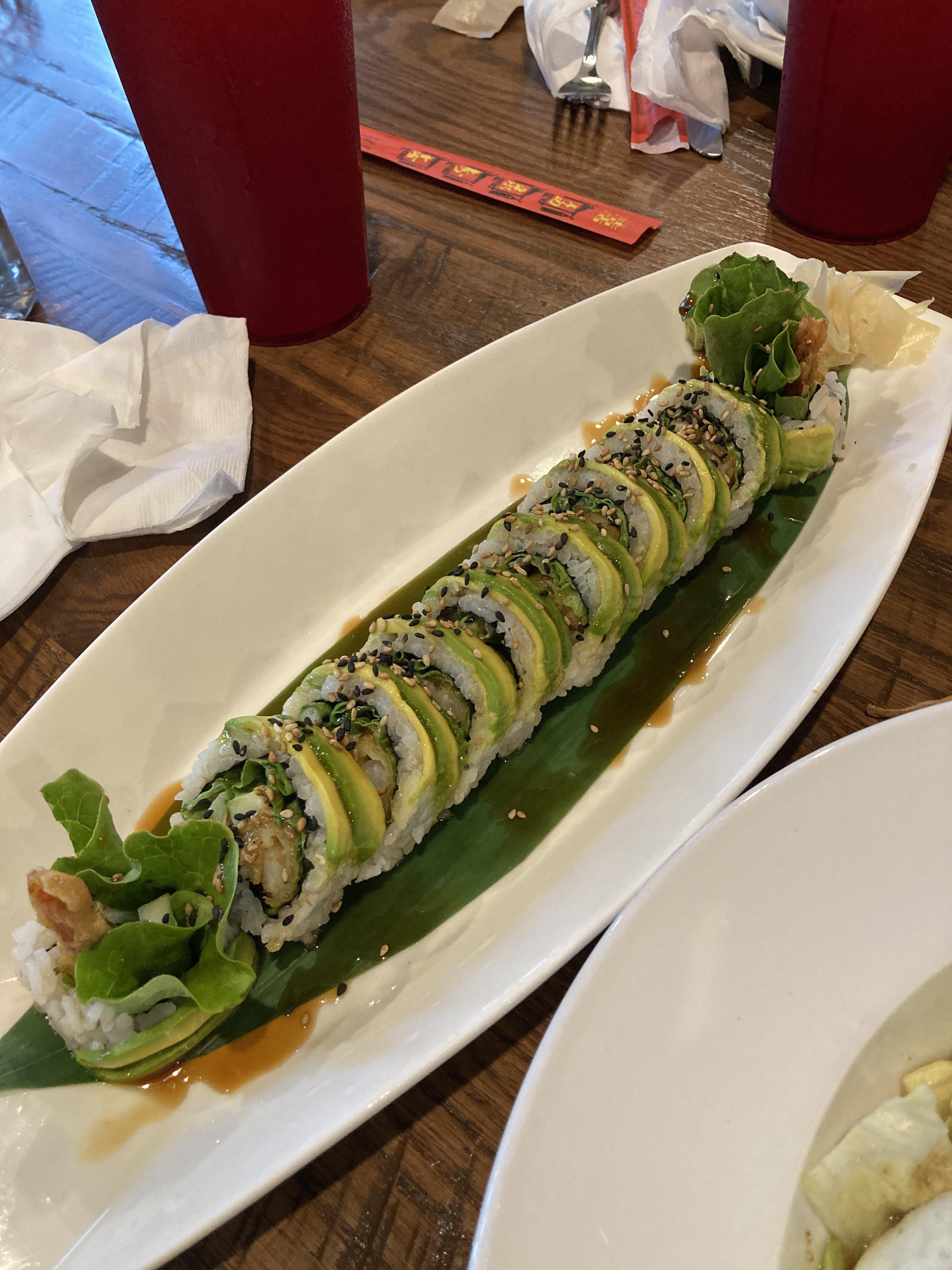 [I ate] larb and a dragon roll | Scrolller