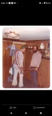 My uncle Clarence and uncle Tom working their vacuum cleaning business..mid 1970's. 