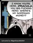 Why does Dracula owe moon knight money?