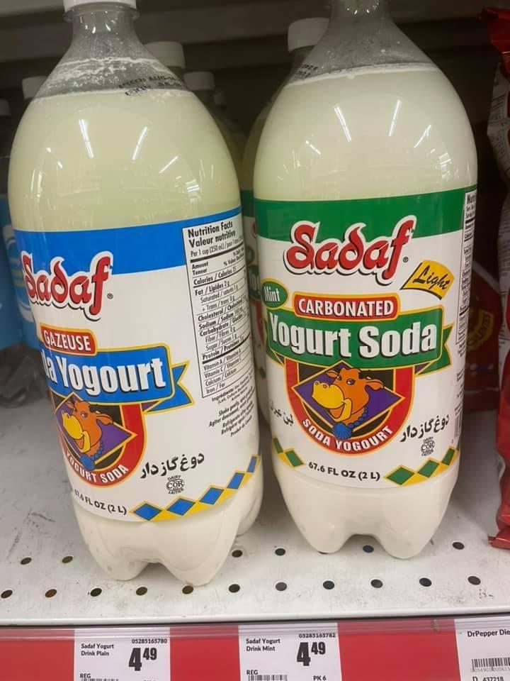 Yogurt Soda at my local supermarket