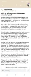 NOT OOP AITA for telling my mom she's was an unwanted guest?