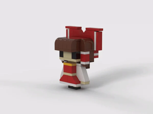 Made Reimu for my first digital LEGO build :] | Scrolller