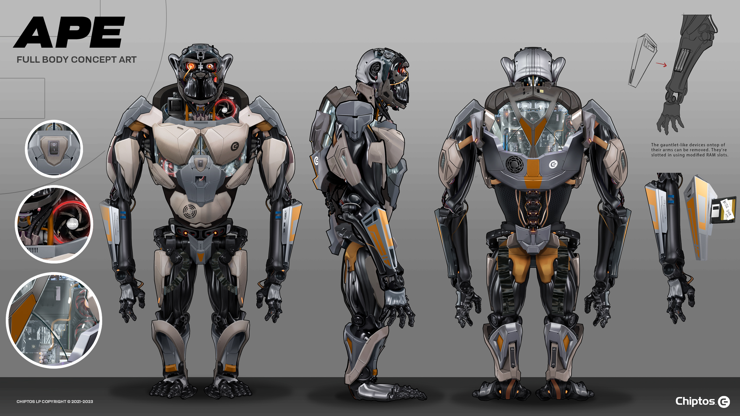 Discover more like Scifi: Here is our concept art for an Ape made out ...