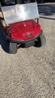 Wrecked golf cart