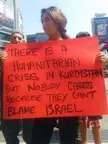There is a humanitarian crisis in Kurdistan but nobody cares because they can't blame Israel.