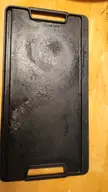 Cast iron griddle is flaking