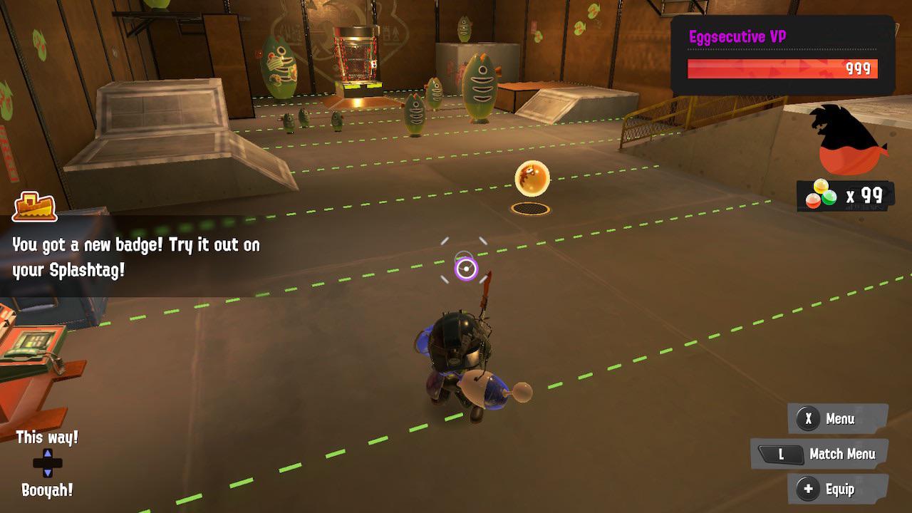 Salmon Run game statistics showing a job summary and player profile card with a character avatar