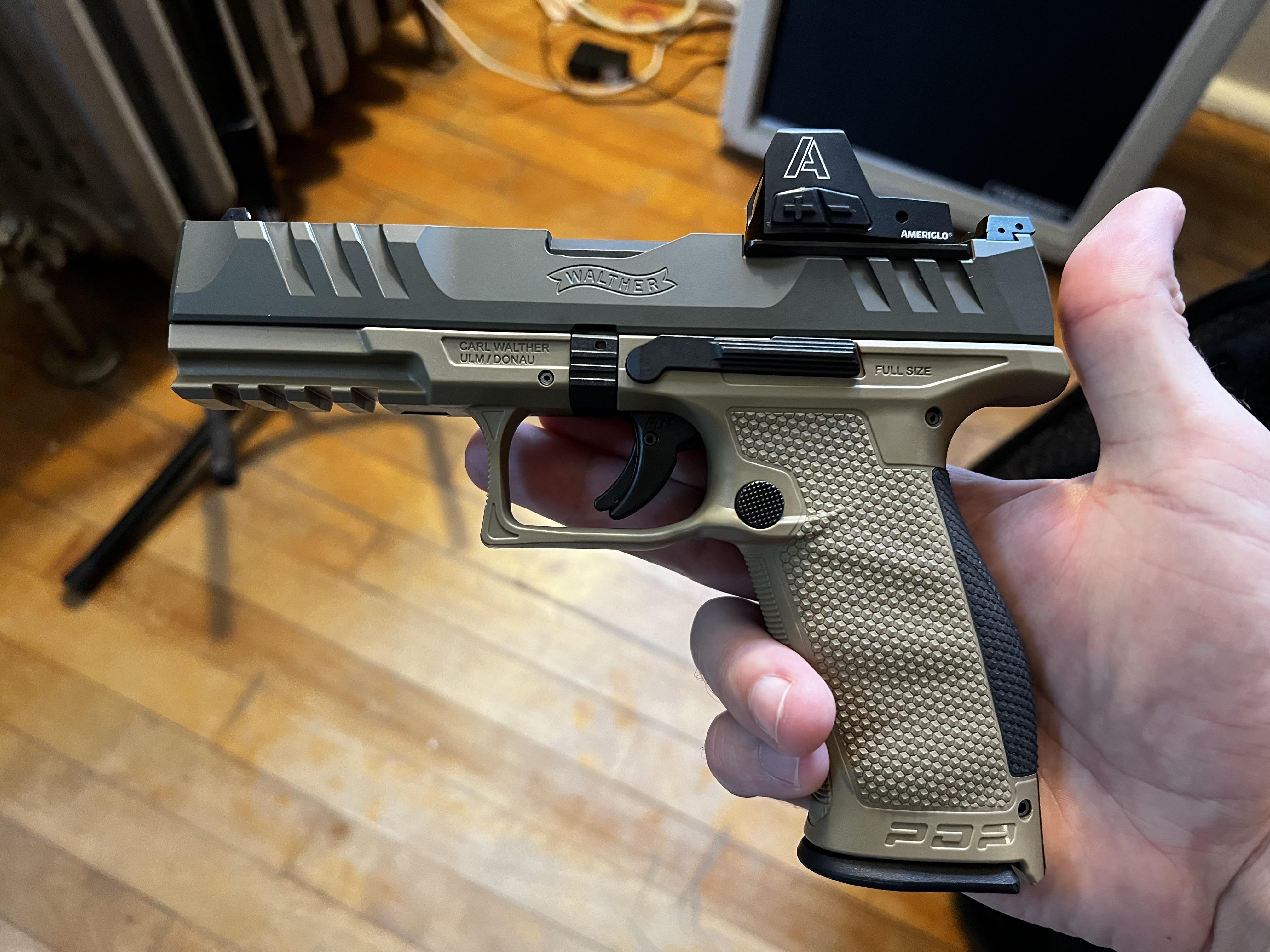 NGD! Oh my lord I love this thing! Walther PDP 4.5 with a different color pattern than I’ve seen!