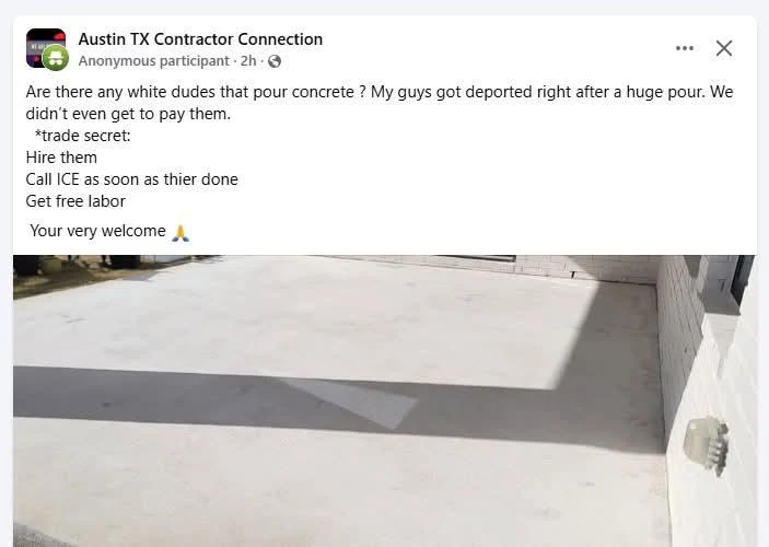 Austin TX Contractor Connection FB group *Trade Secret* | Scrolller