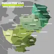 Dialect map of Low-Saxon in The Netherlands 