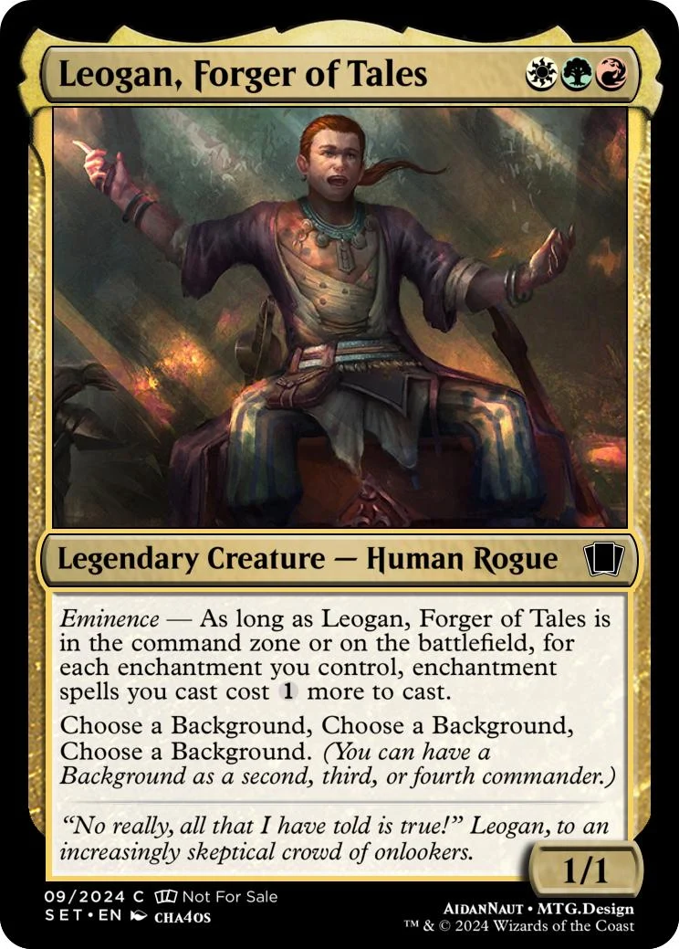 Version 2 of my meme Eminence commander, now with proper art credit ...
