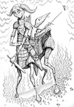 "Centaur and Lizard" (278) by me