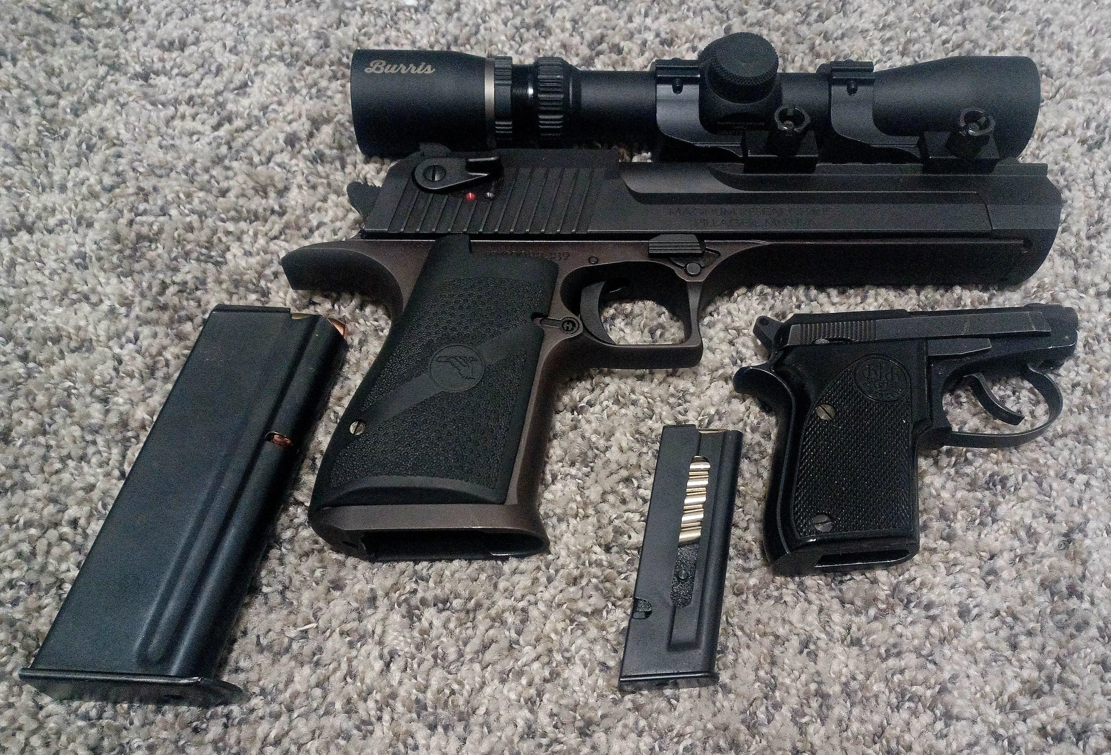 My single stack magazine pistols.