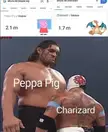 Peppa vs Charizard