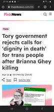 Uk is not a very trans friendly place right now