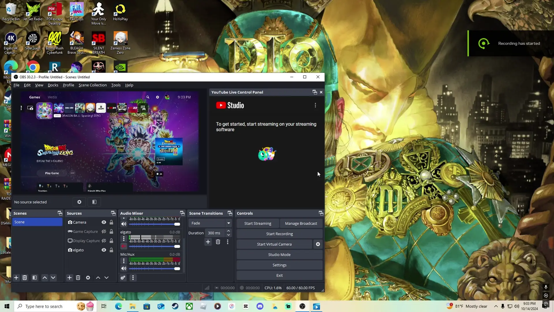 4k x capture card audio/delay and buzzing issues