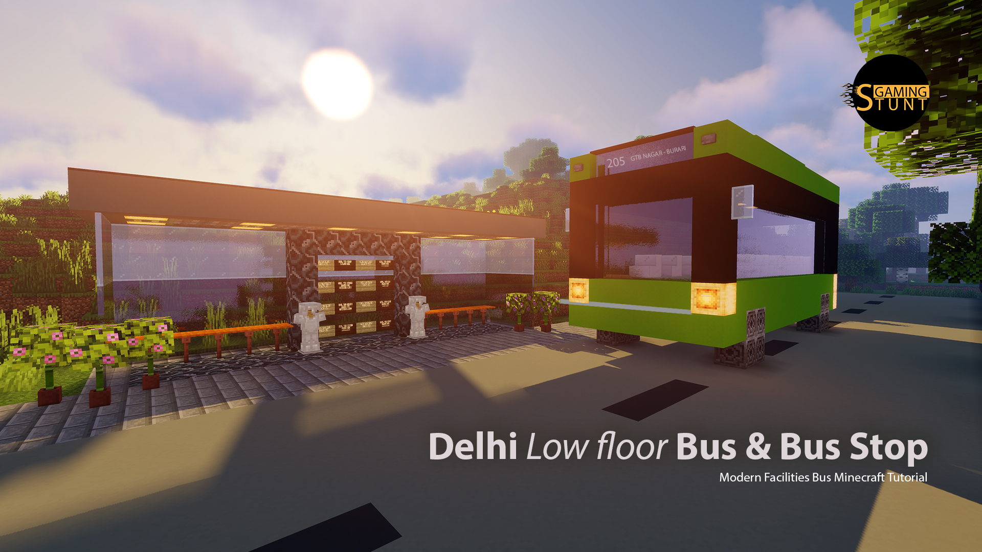 Minecraft Buses How to make a Bus & Bus stop in Minecraft ♡ ♥ Tutorial | Scrolller