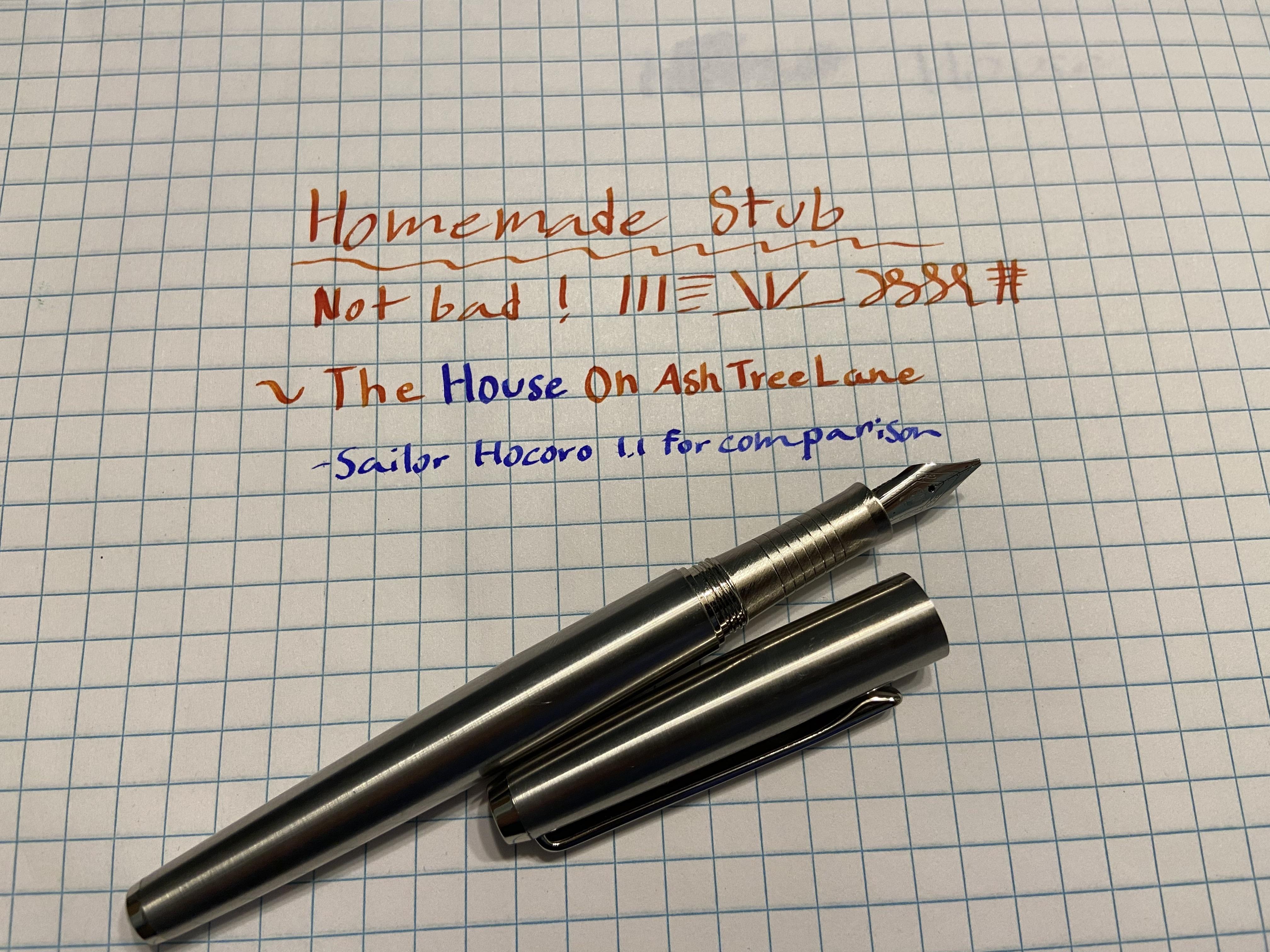 Tried my hand at ‘making’ a stub nib! | Scrolller