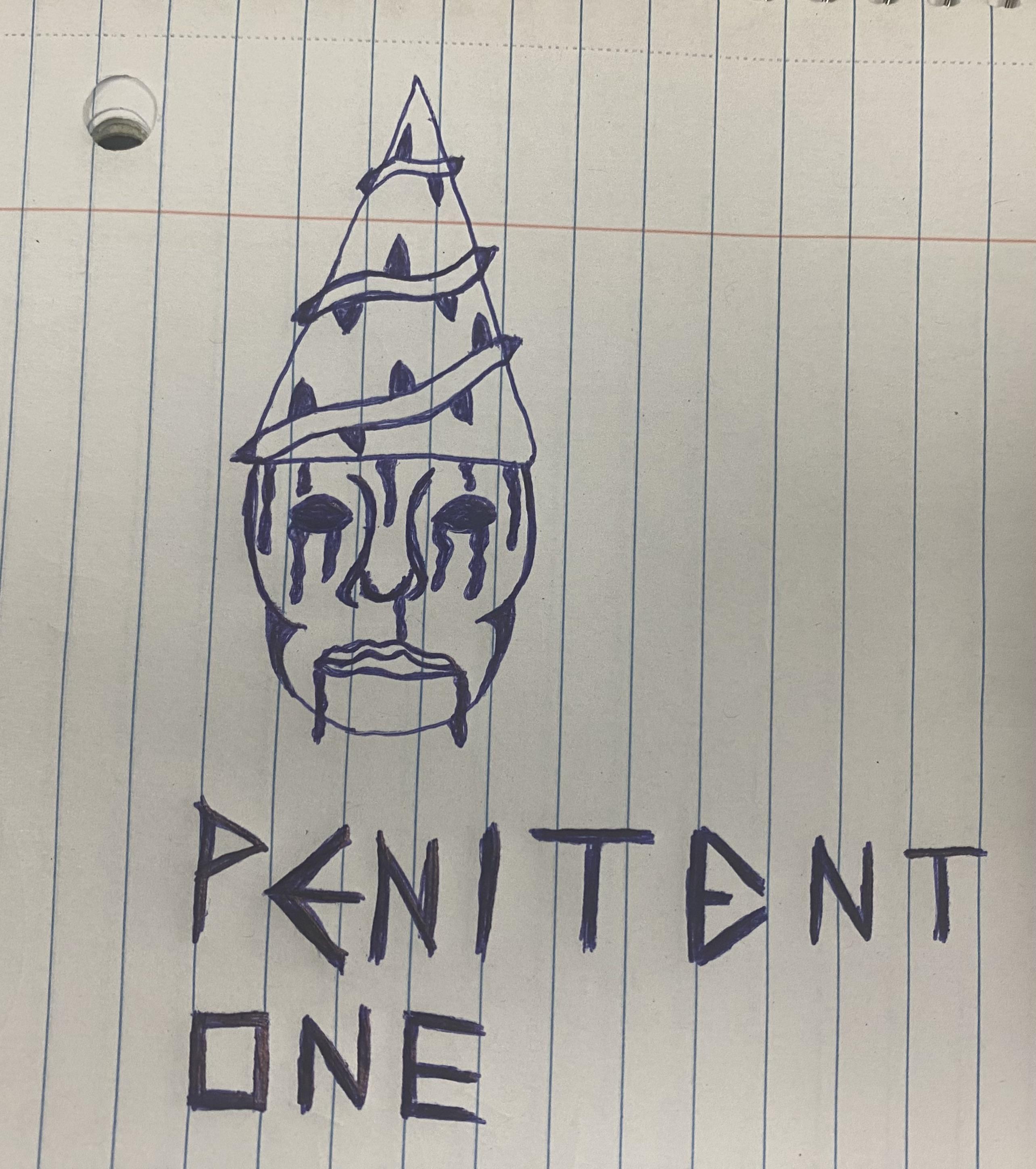 A quick drawing of The Penitent One by Me