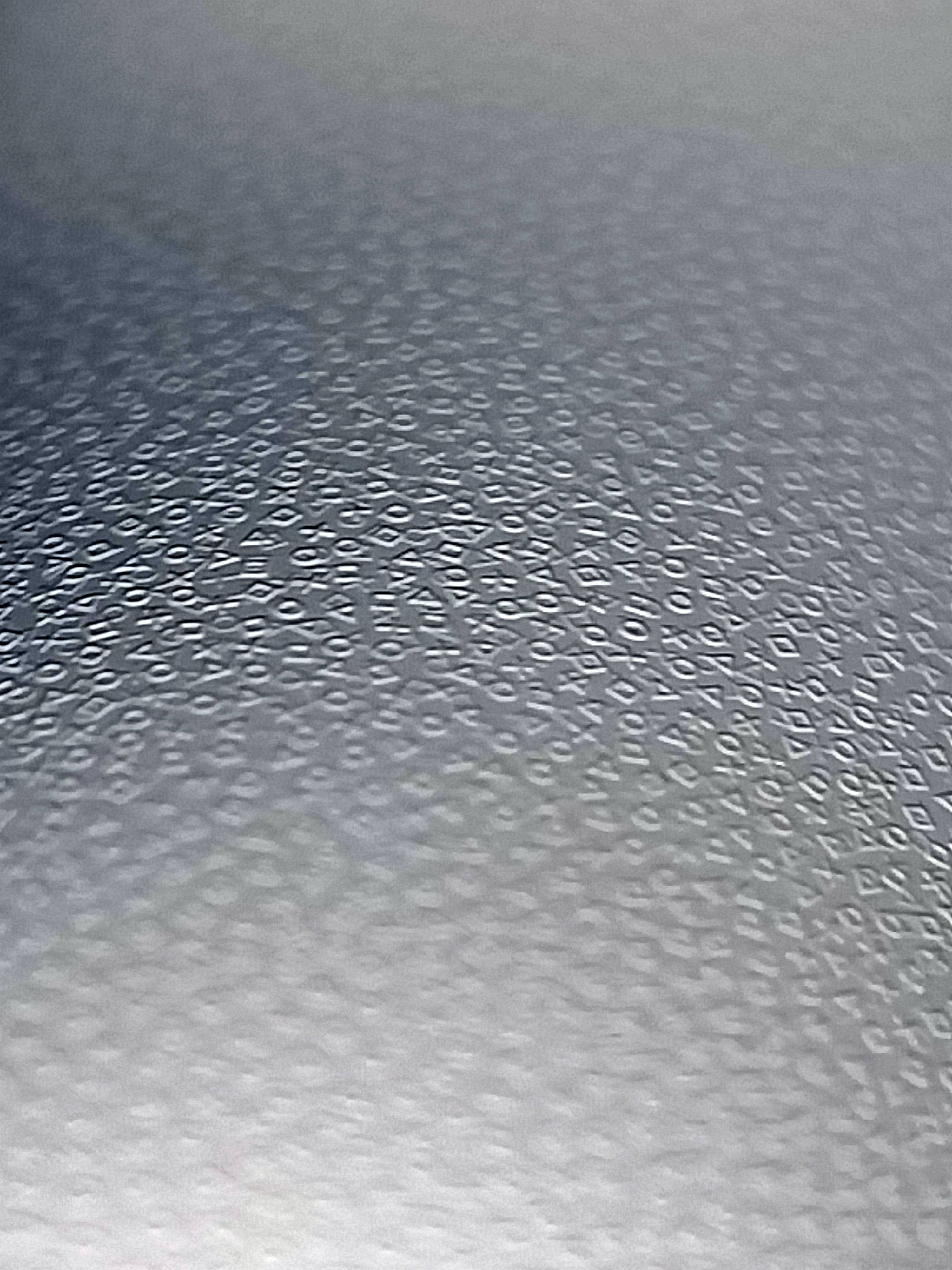 The texture on the PS5 Controller is made up of the Playstation symbols ...