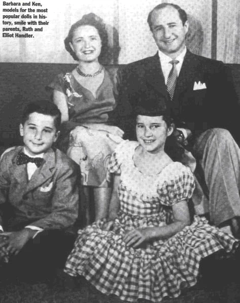 Ruth Handler the creator of Barbie poses with her son (Ken) and ...