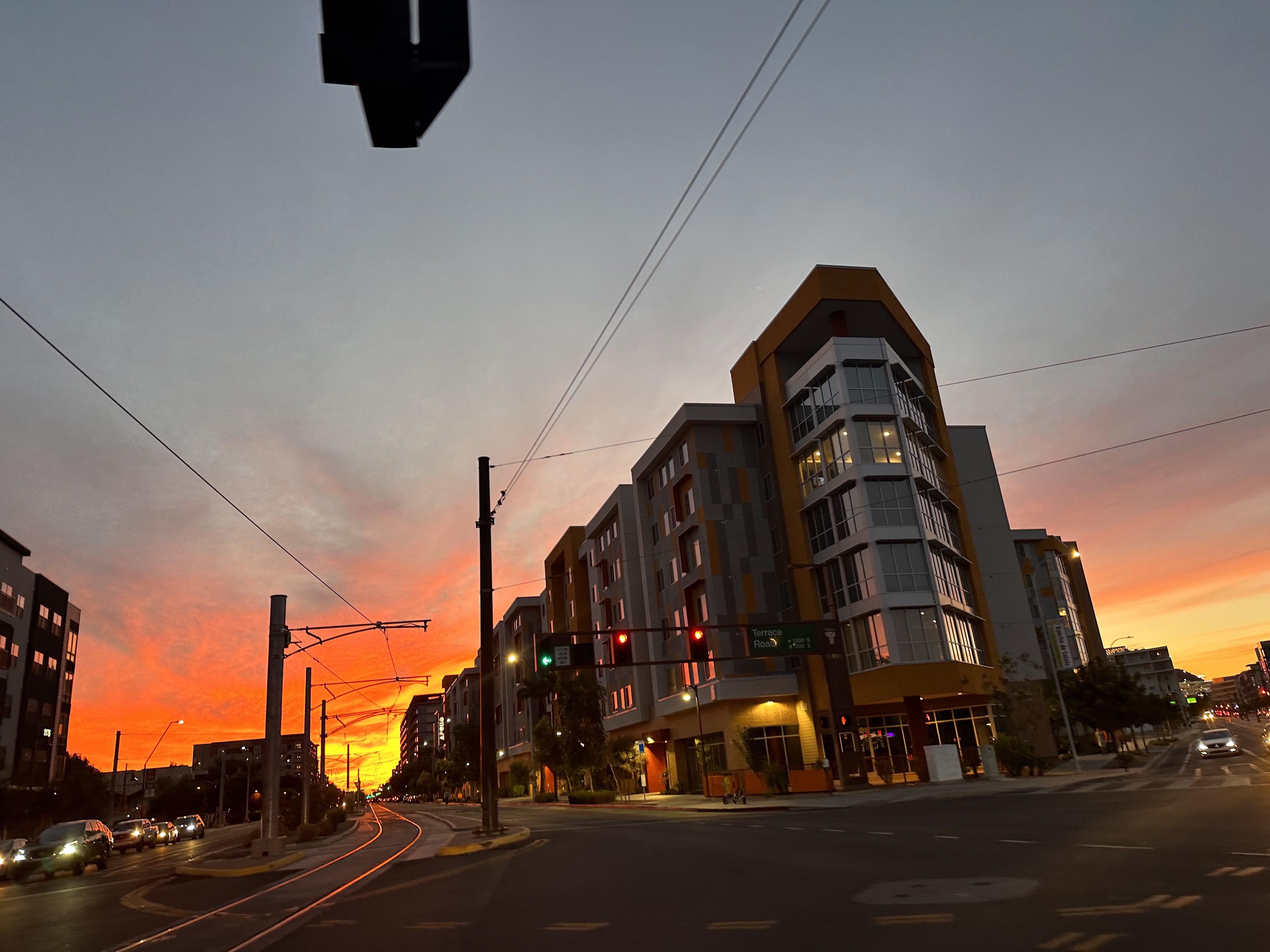 Scottsdale, Az The Sky Is On Fire!