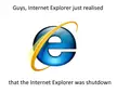 hot take: Internet explorer wasnt as slow as we remember... But it was still really slow