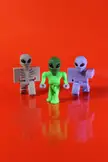 Photographed the Roblox Alien Toys 👽
