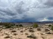 Storm from atop Gunni bluffs