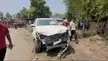 Breaking now: 2 kids killed as car in convoy of Brij Bhushan Saran Singh’s son, Karan (BJP candidate from Kaiserganj) runs over them.