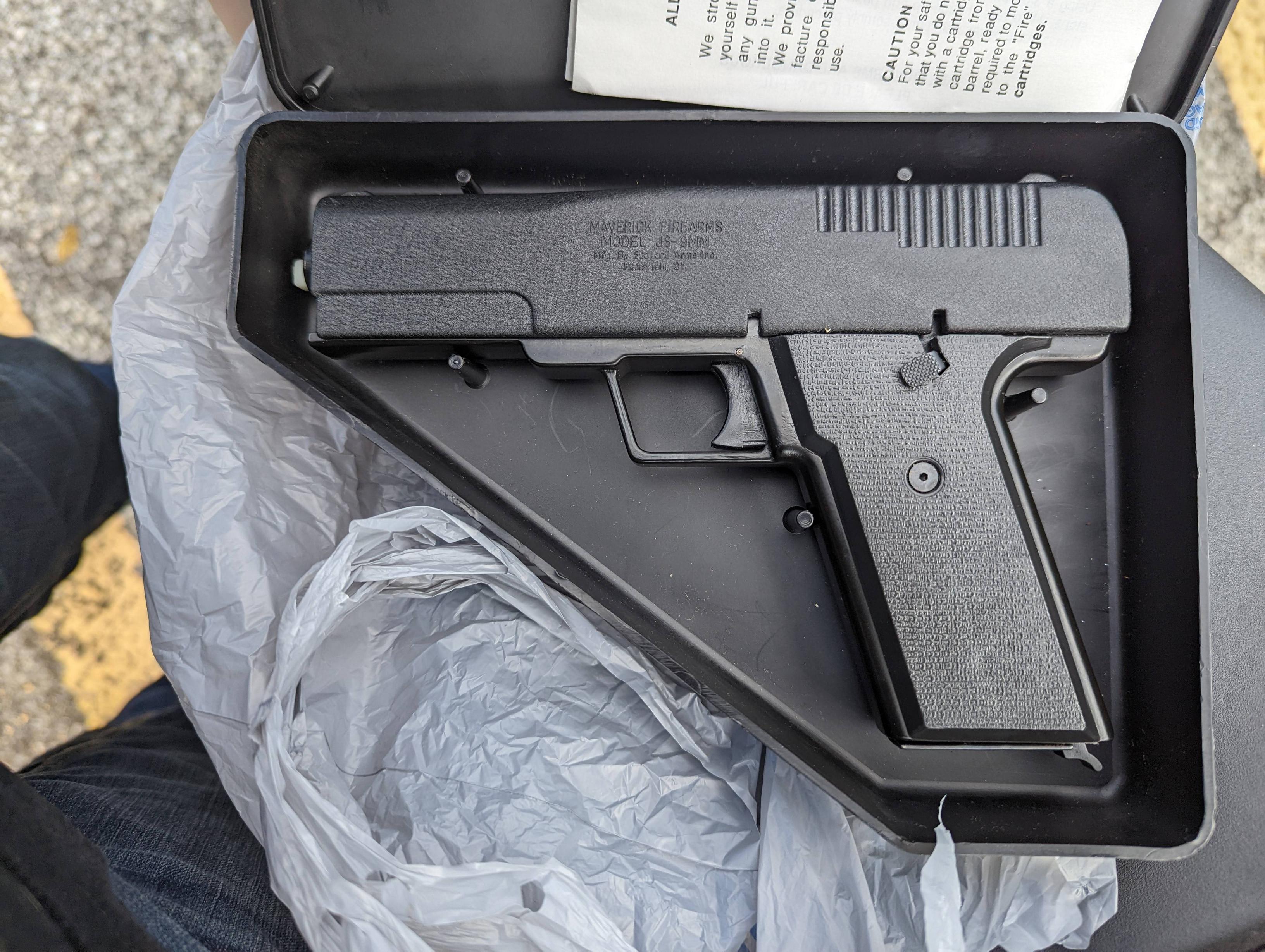 I went to a gun show and bought the worst gun I could find.