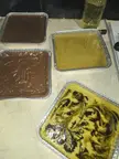 3kg (4x750g) of homemade cannabutter fudge. Top to bottom - maple &amp; brown sugar / salted caramel / chocolate peppermint and vanilla laced with RSO for that extra punch