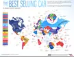 The Best Selling Car in every country