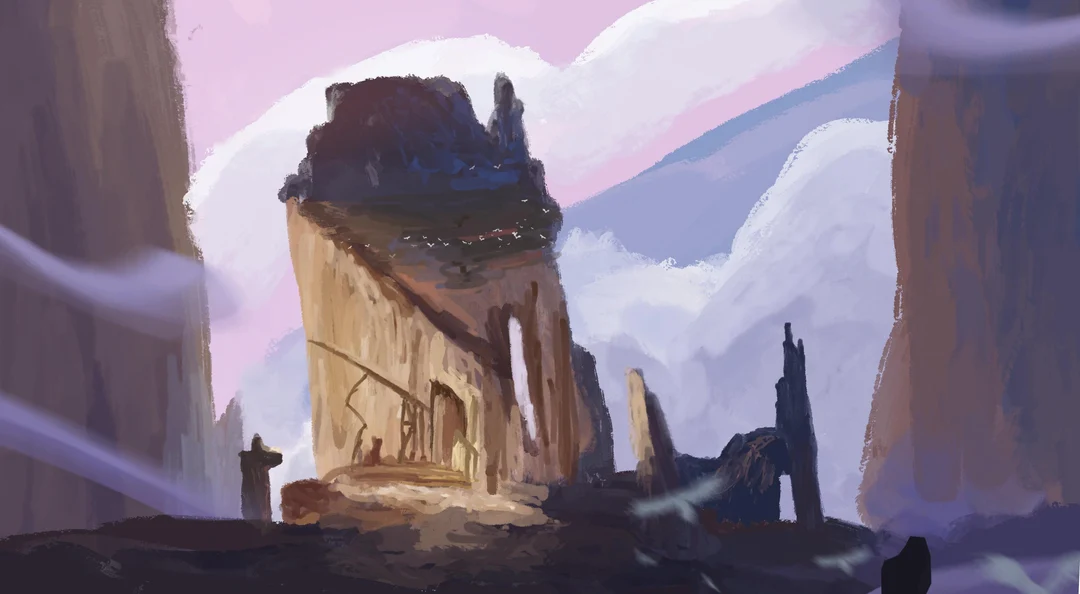 Ruins Made In Procreate Scrolller