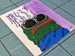 Rapper Pepe Frog Painting