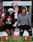 Went to take photos with Santa, looks like he was having a rough day…
