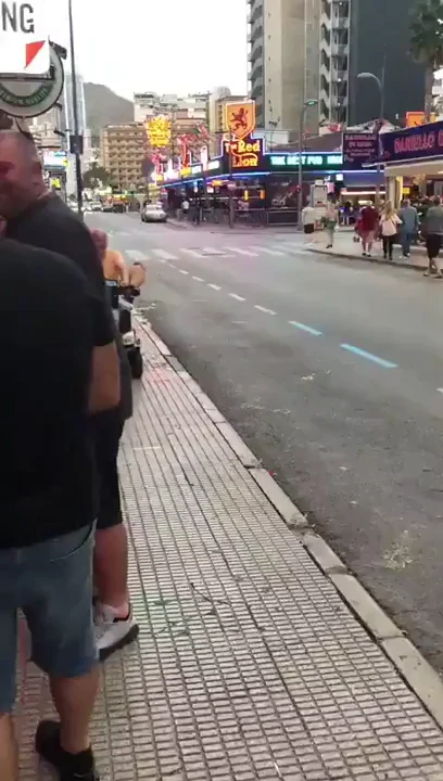 Brits travelling in style in Benidorm