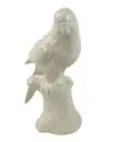 White Conure Parrot Statue 