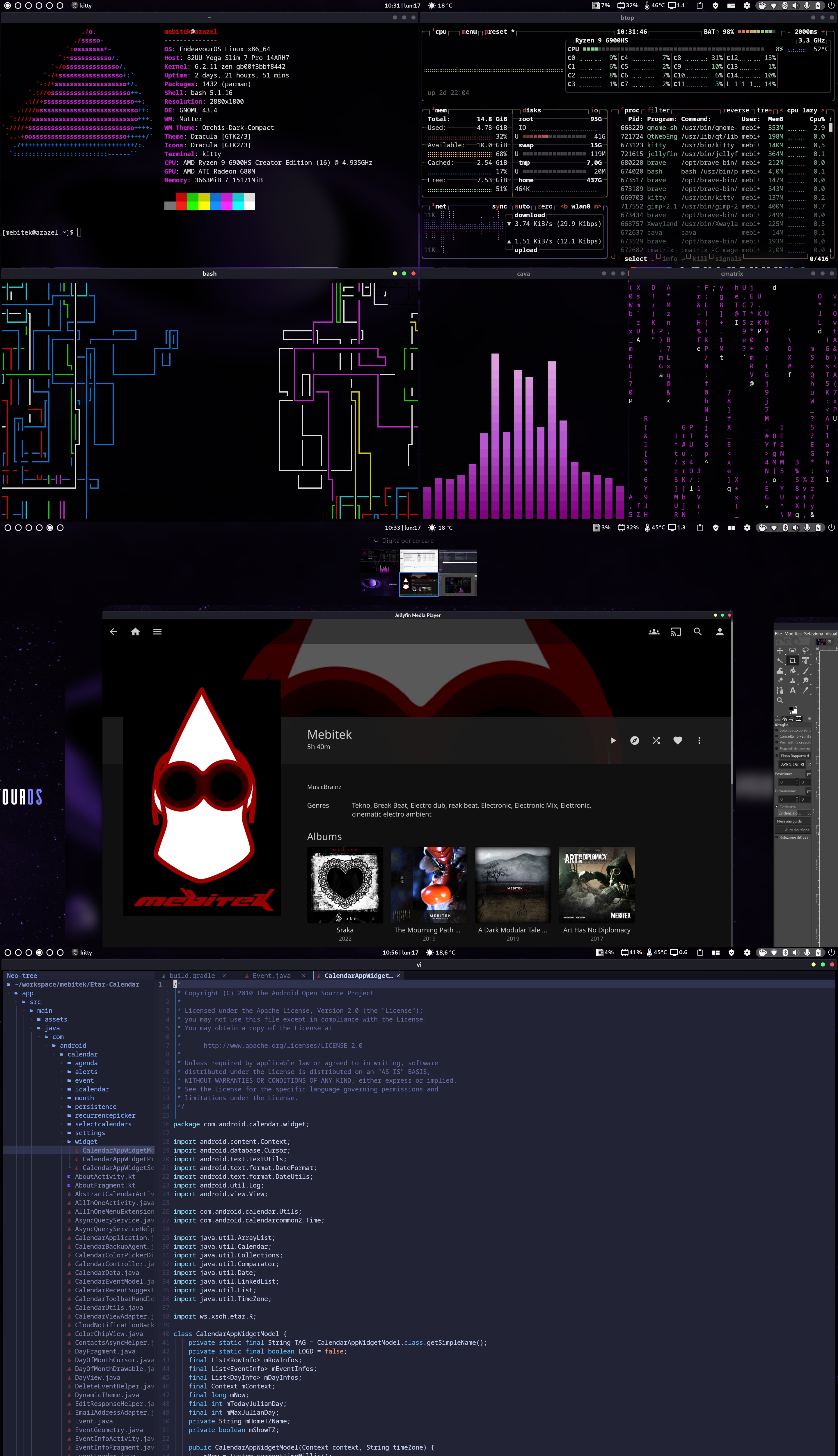 Discover more like Unixporn: [GNOME] Endeavour OS first rice and ...