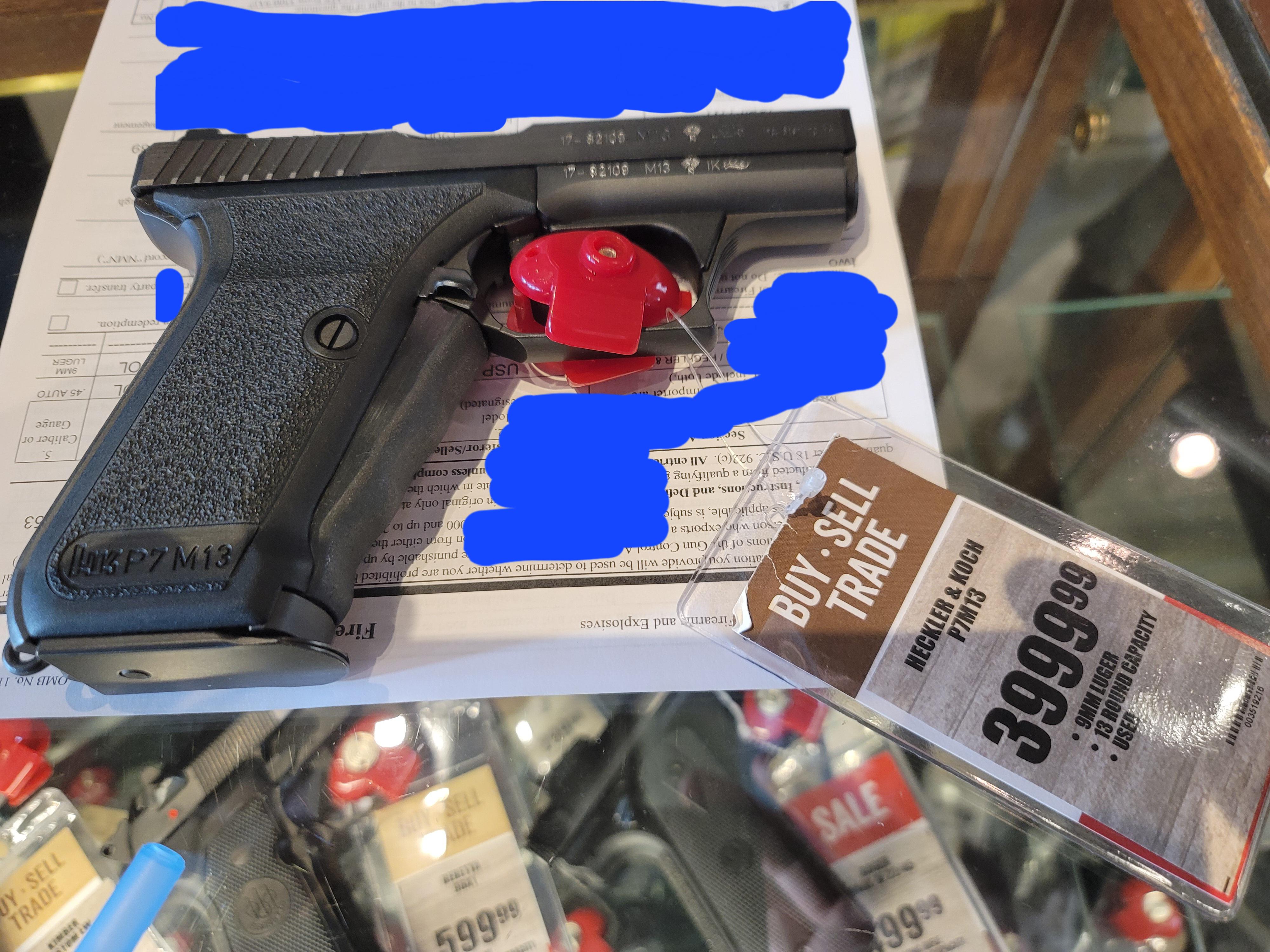 The most expensive pistol I've ever held. Also the worst functioning pistol I've ever held.