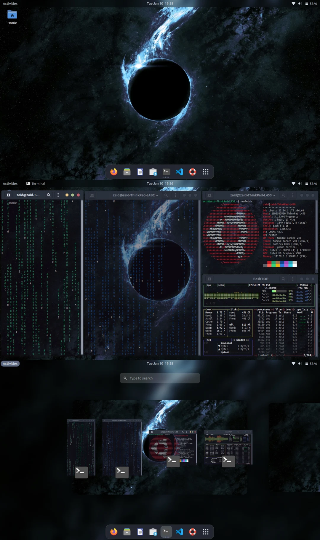 [gnome] | My first Ubuntu rice | Scrolller