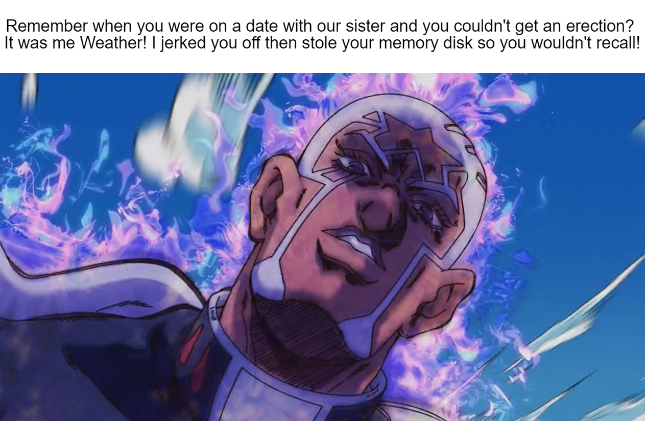 And that's why Weather wears a nut guard from now on