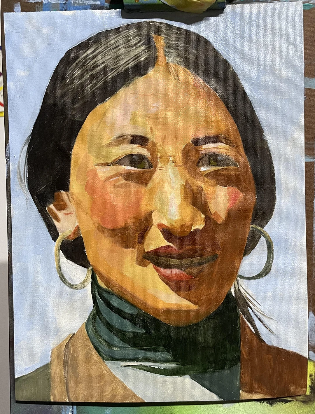 Alla Prima Study Austin Blue Oil 2023 Scrolller