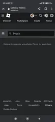 Catalog not available, Roblox fix your ####### servers.