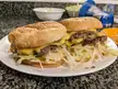 Parenting solo this weekend - burger time!